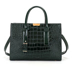 Crocodile Pattern PU Leather Tote