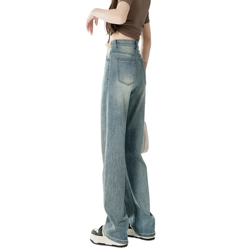 Light Drapey Wide Leg Jeans