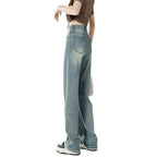 Light Drapey Wide Leg Jeans