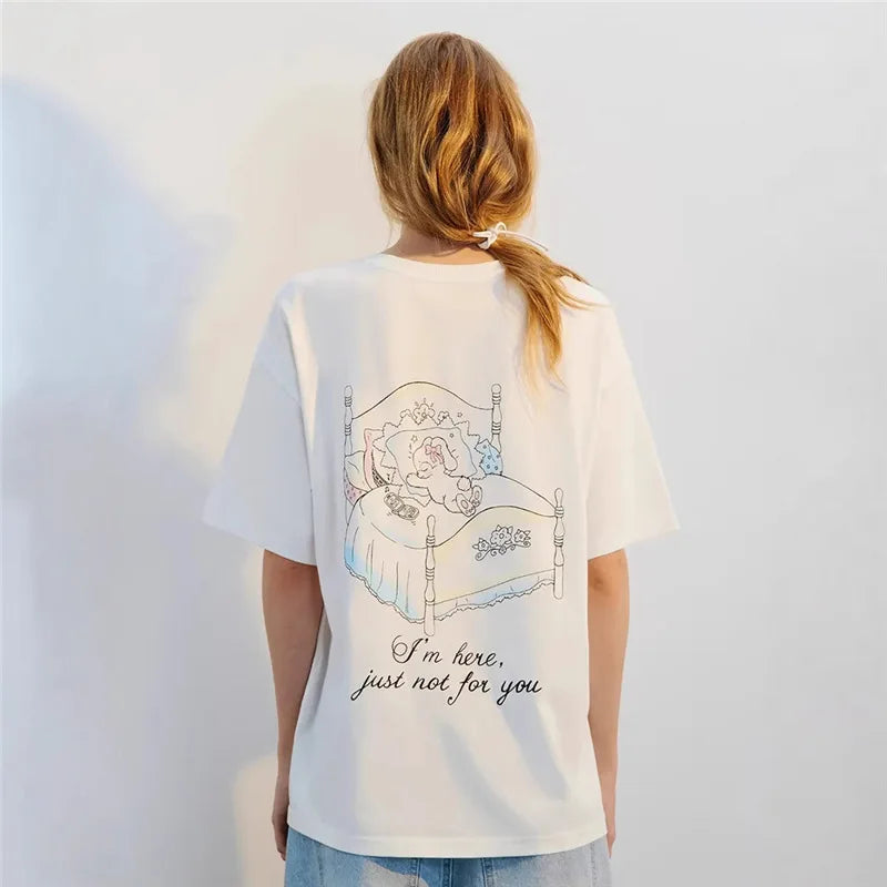 Cartoon Print Short Sleeve Tee