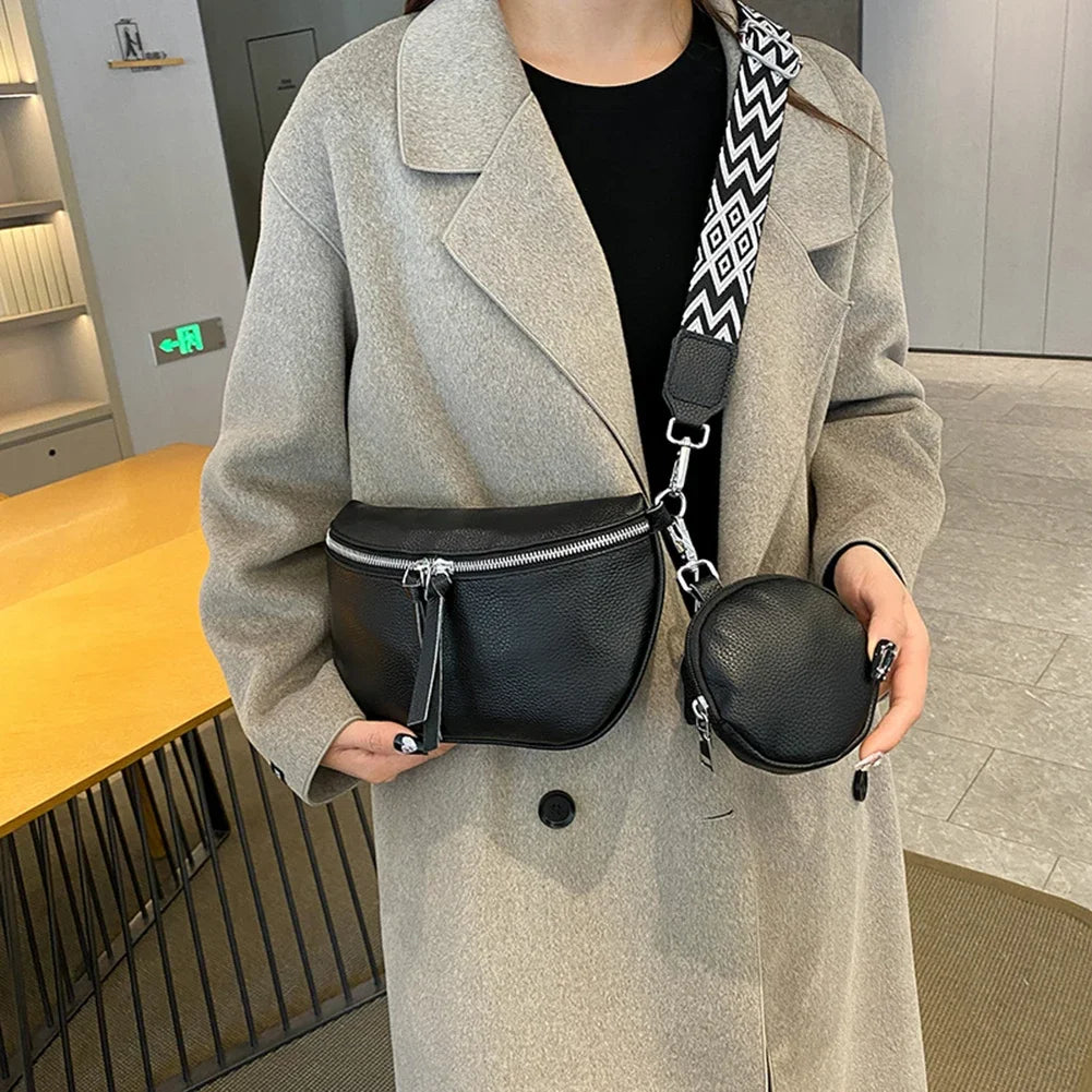 Saddle Leather Multi-Way Crossbody