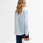 Cotton Striped Loose Fit Shirt