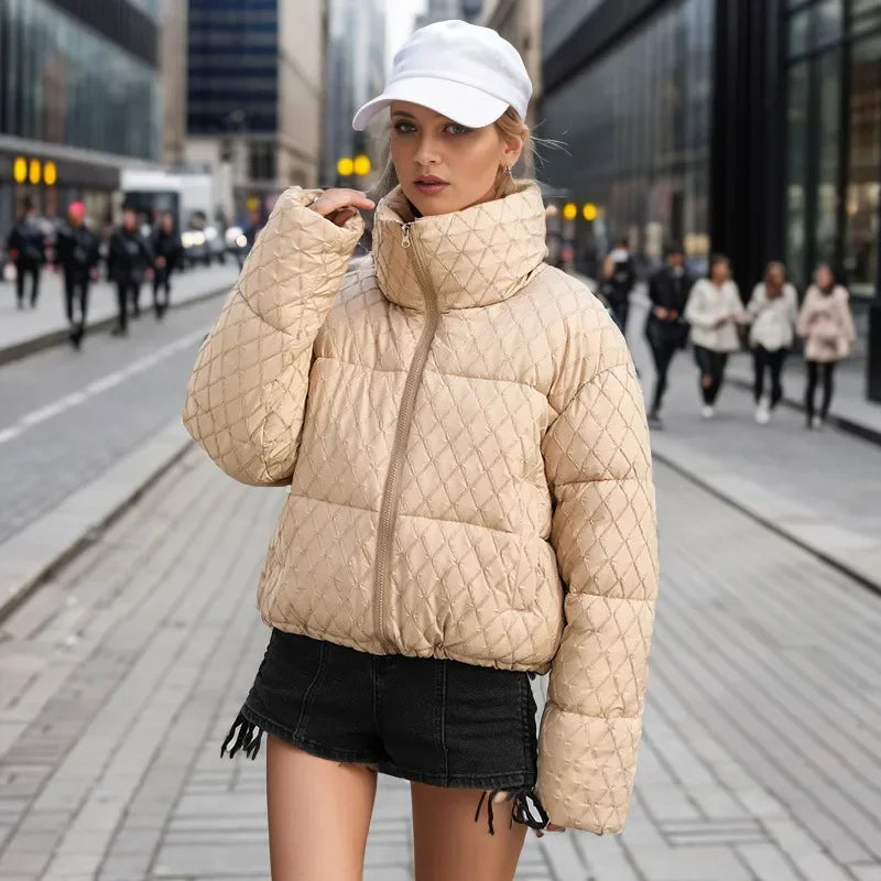 Women's Thick Quilted Cotton Jacket