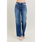 Fleece Lined Straight Leg Jeans