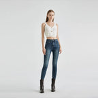 High Elasticity Denim Pencil Pants