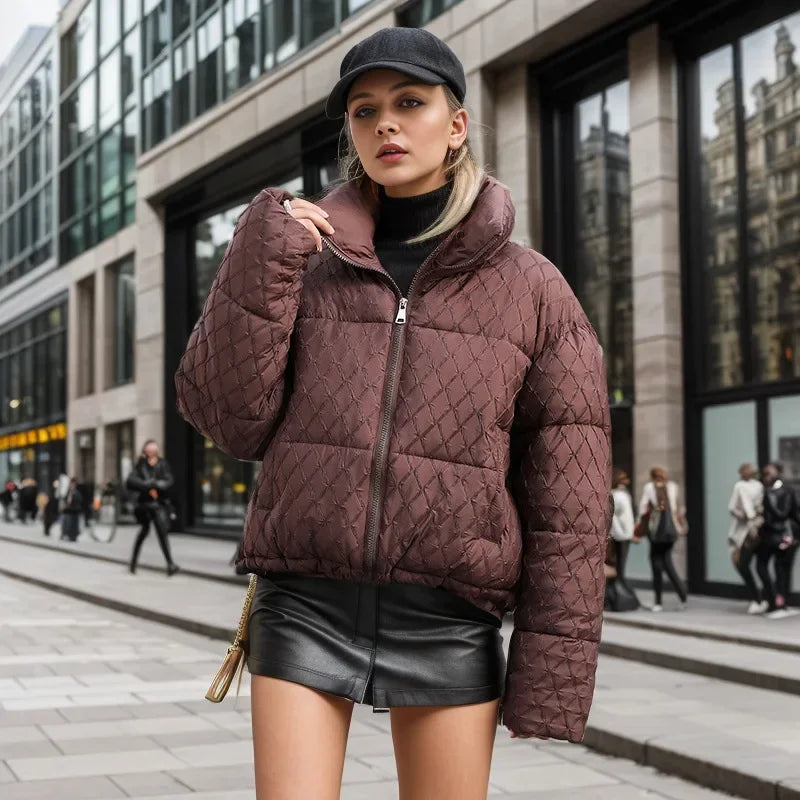 Women's Thick Quilted Cotton Jacket