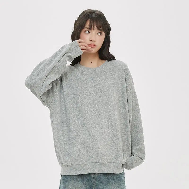 Heavyweight Oversize Round Neck Sweatshirt
