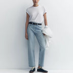 High Waist Loose Fit Jeans