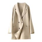 Double-Faced Cashmere Wool Coat