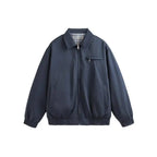 Double-Sided Plaid Stand Collar Jacket