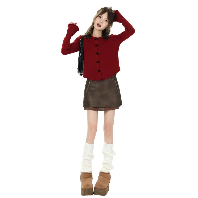 Slim Fit Butterfly Knot Sweater