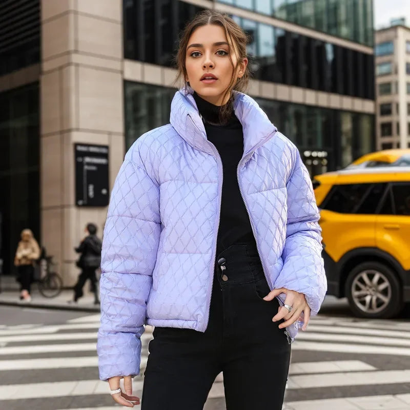 Women's Thick Quilted Cotton Jacket