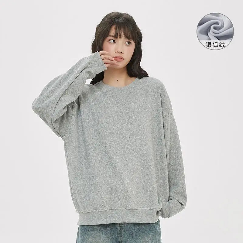 Heavyweight Oversize Round Neck Sweatshirt