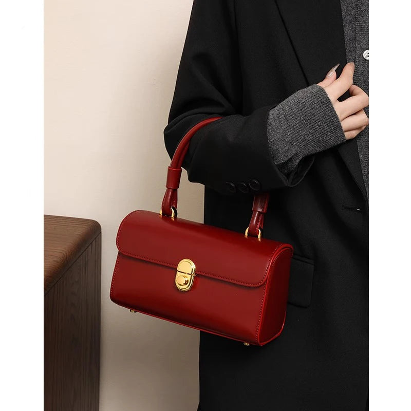 Elegant Red Wedding Shoulder Bag