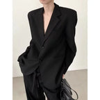 Loose Fit Casual Blazer Jacket