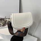 Wide Strap Saddle Phone Purse