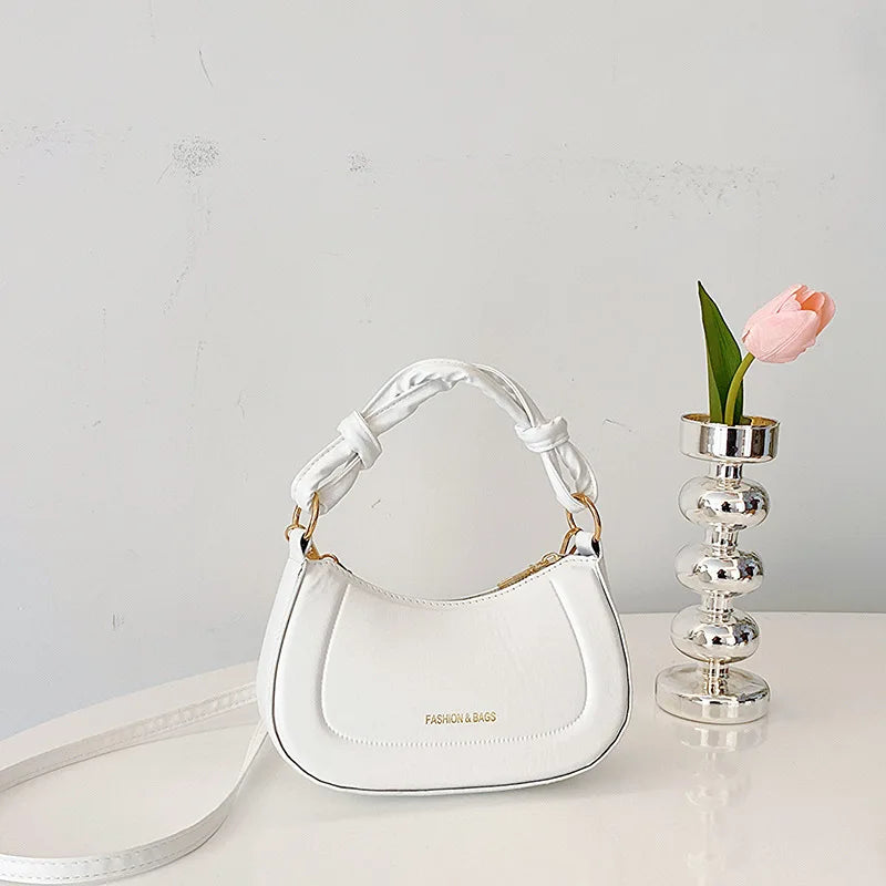 Doll-Decor Dumpling Shoulder Bag