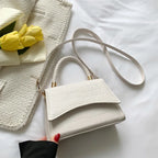 Stone Pattern Flap Top Handle