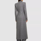 Minimalist Notched Collar Trench Coat