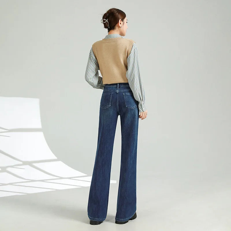 Low Waist Tech Flared Pants