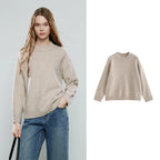 Oversized Collar Loose Wool Sweater