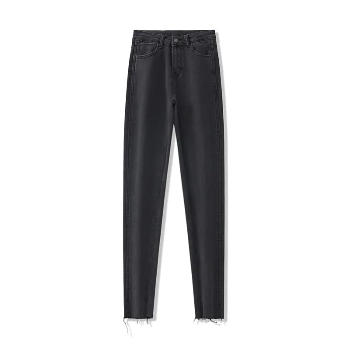 High Elasticity Denim Pencil Pants
