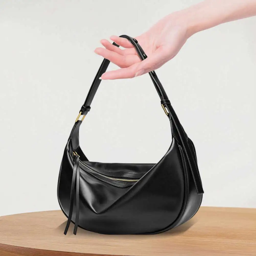 Soft Vegan Leather Hobo Bag