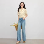 Cotton Bubble Sleeve Doll Shirt