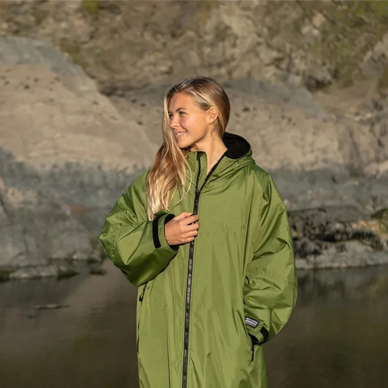 Unisex Water-Resistant Swim Parka Poncho