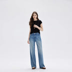 Selvedge High Waist Loose Jeans