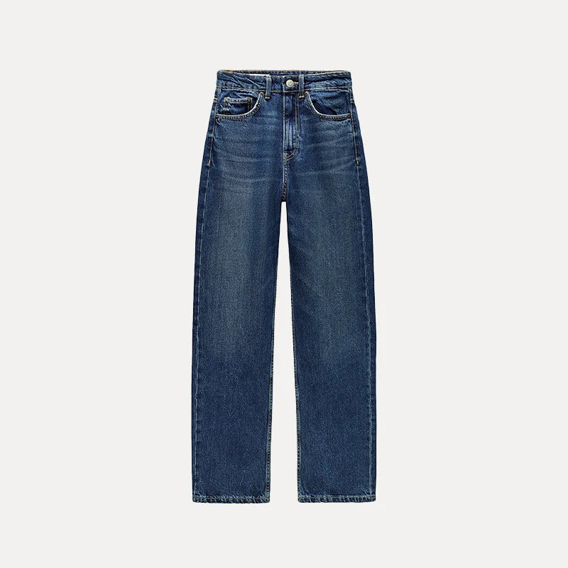 High Waist Loose Fit Jeans