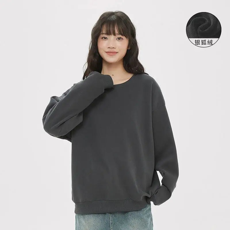 Heavyweight Oversize Round Neck Sweatshirt