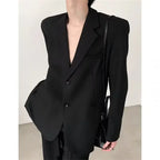 Loose Fit Casual Blazer Jacket