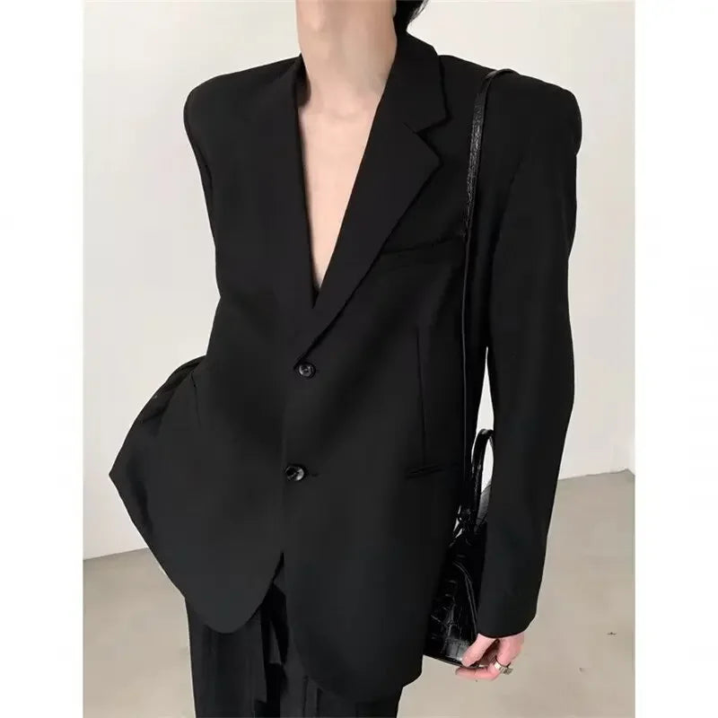 Loose Fit Casual Blazer Jacket