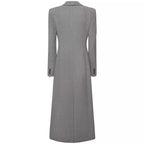 Minimalist Notched Collar Trench Coat