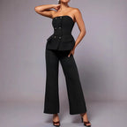 Strapless Formal Trousers Suit