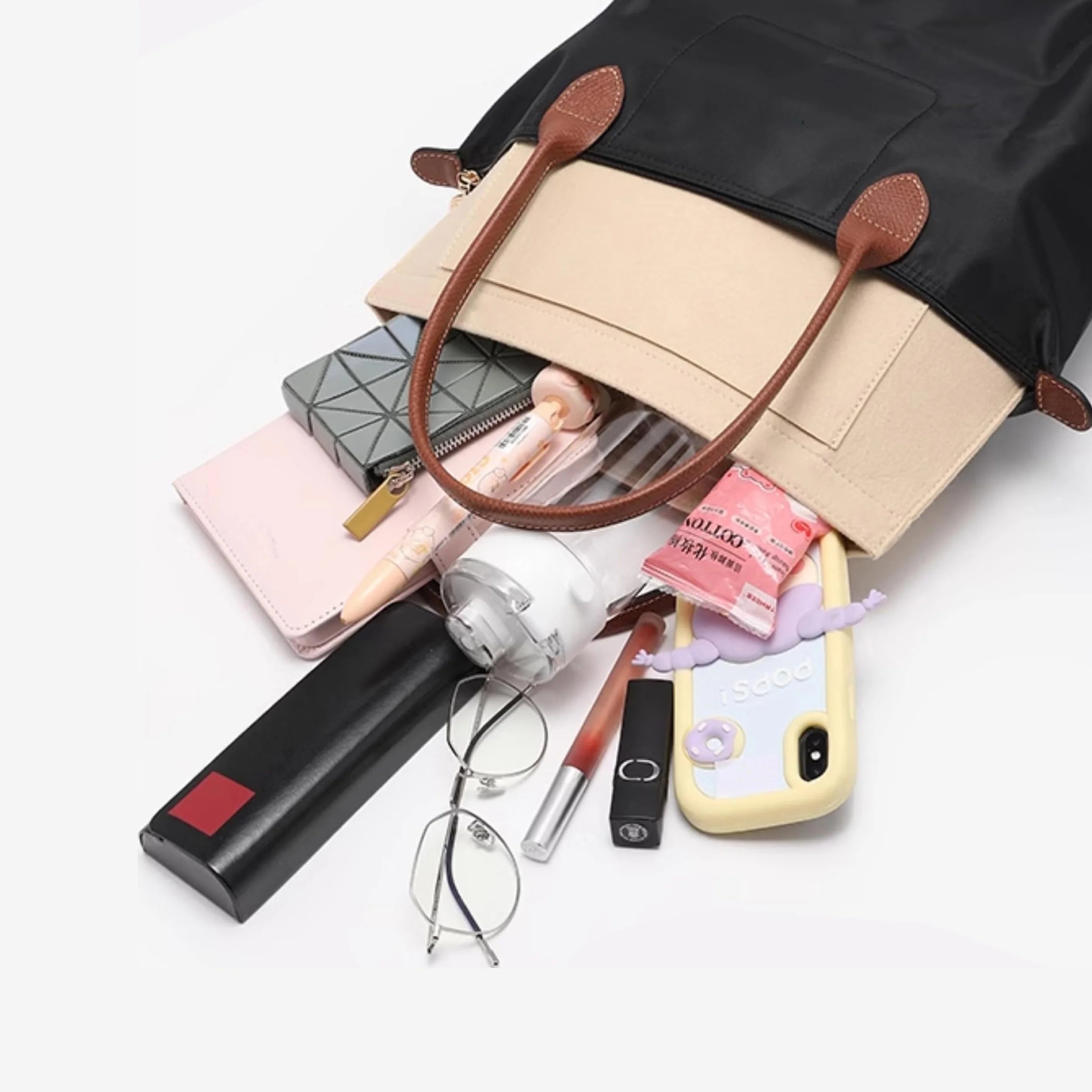 Felt Handbag Organizer Insert