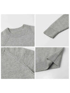 CHIC VEN Women Sweaters Loose New Solid Basic Basic Knitted Jumpers Raglan Sleeves Female Pullovers Autumn Winter 2025