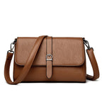 Two-Strap Square Flap Bag