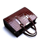 Crocodile Pattern PU Leather Tote