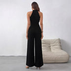 Backless Hollow Out Jumpsuit