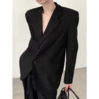 Loose Fit Casual Blazer Jacket