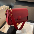 French Texture Chain Square Bag