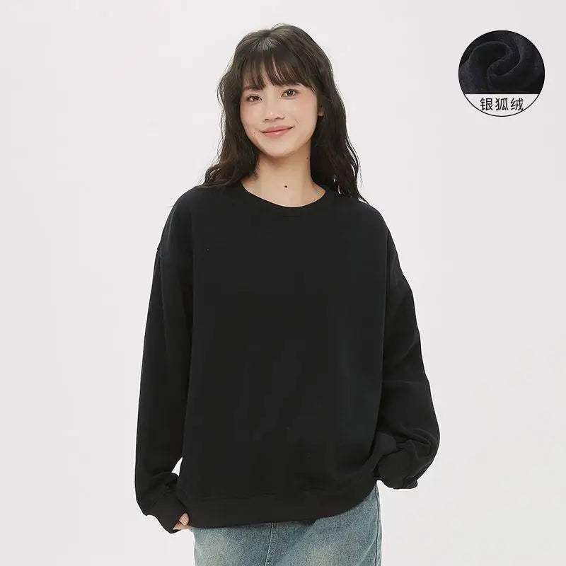 Heavyweight Oversize Round Neck Sweatshirt