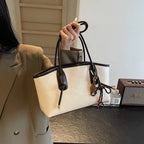 Y2K Retro PU Tote Bag