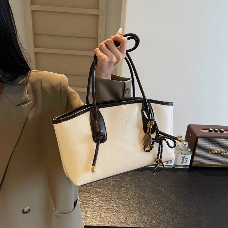 Y2K Retro PU Tote Bag