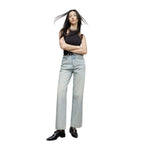 Ice Blue Wide Leg Jeans