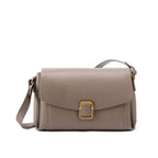 Two-Strap Leather Commuter Satchel
