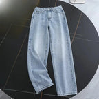 High Waist Zipper Wide Leg Jeans