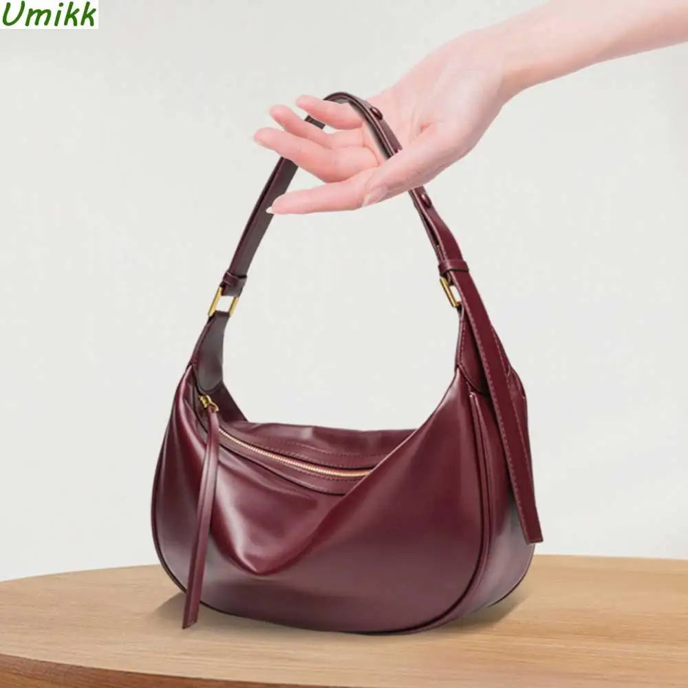 Soft Vegan Leather Hobo Bag